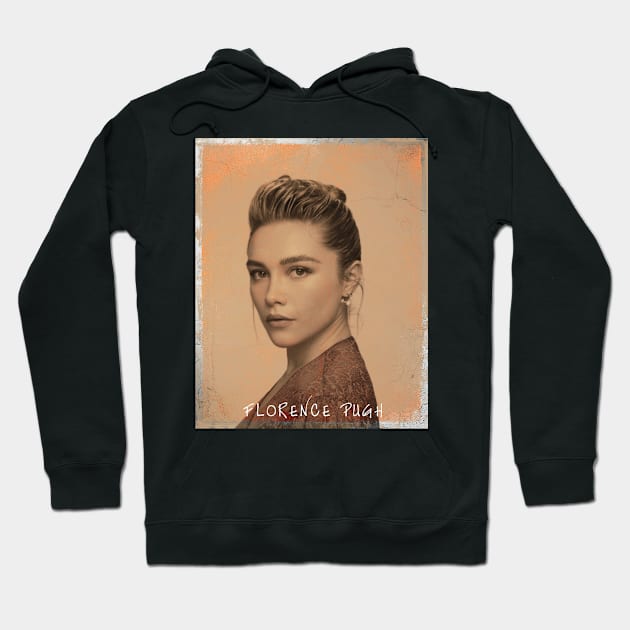 Vintage Florence Pugh Hoodie by Ihkwan Art